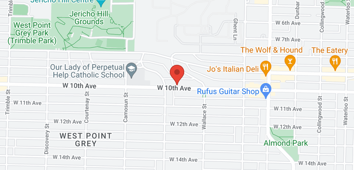 map of 3991 W 10TH AVENUE